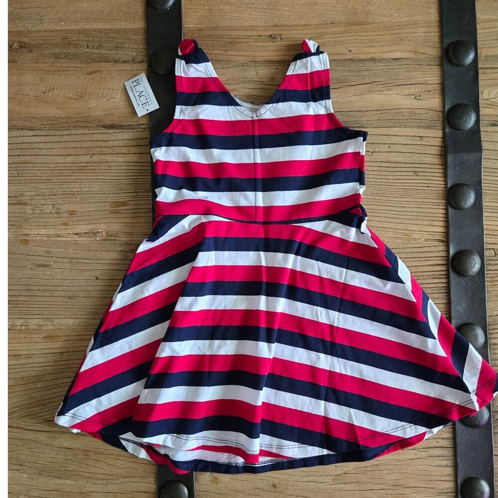 Children's Place Red White and Blue 4th of July 250th Dress sz 4T New - Picture 4 of 4